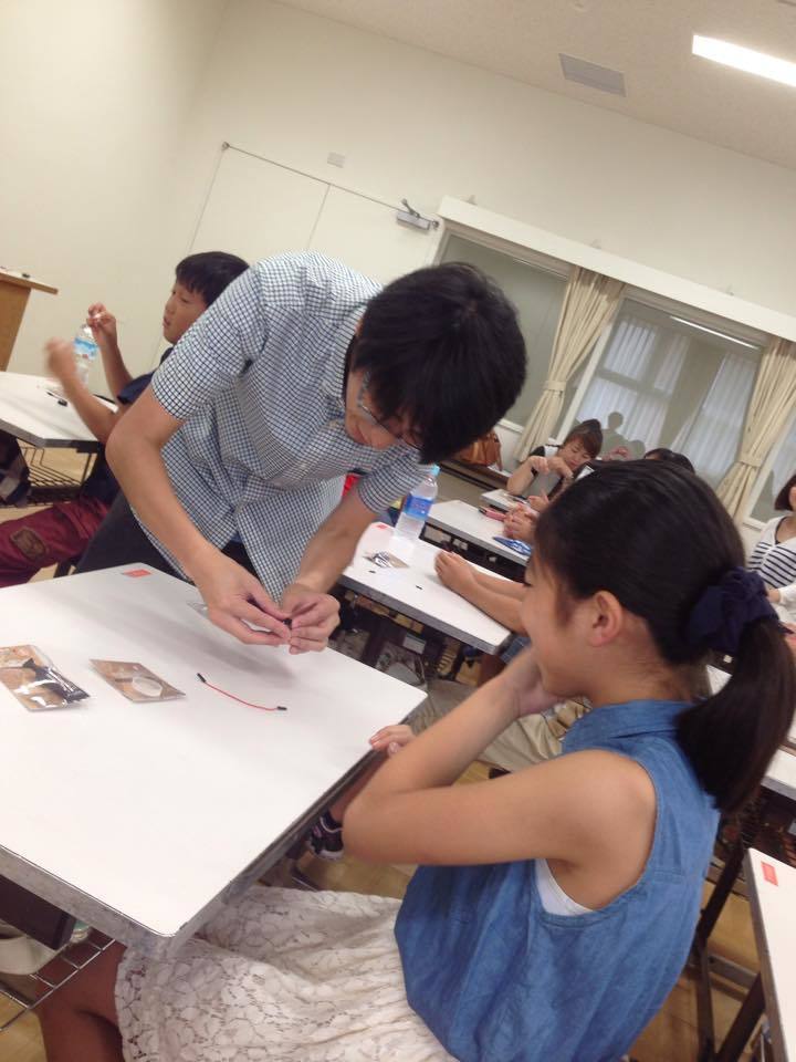8 17 夏休み 小学生電子工作教室 国内留学アドバイザー 滝田佳子のママの力で日本活性化